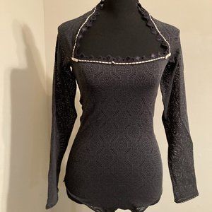 Wolford thong Lace bodysuit Sz L